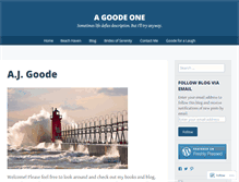 Tablet Screenshot of ajgoode.com